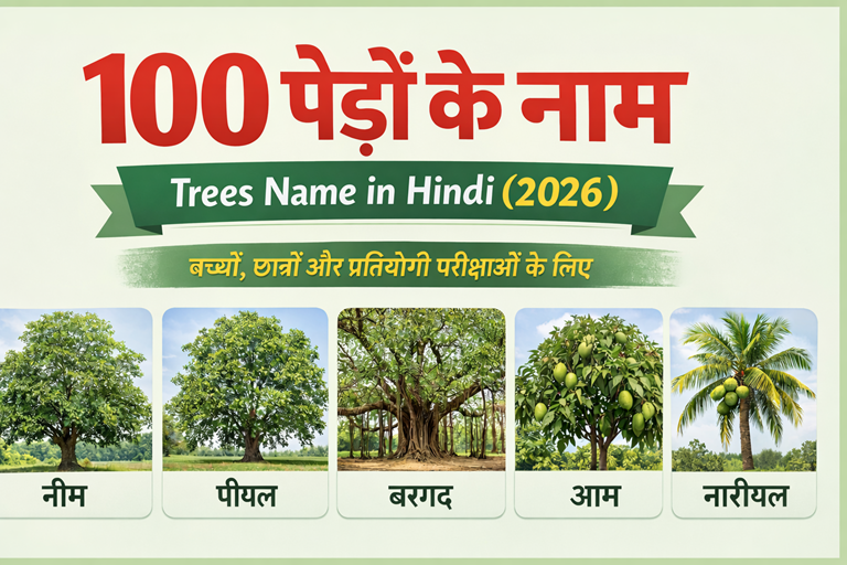 Trees Name in Hindi