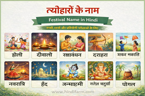 Festival Name in Hindi